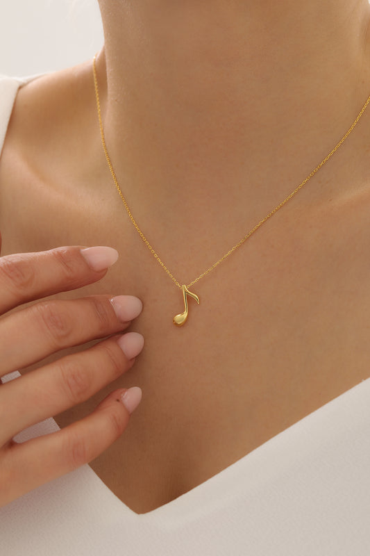 Nota Figürlü Kolye | 925 Gümüş