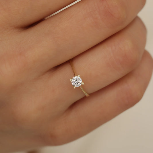 Tektaş Yüzük | 8 Ayar Altın