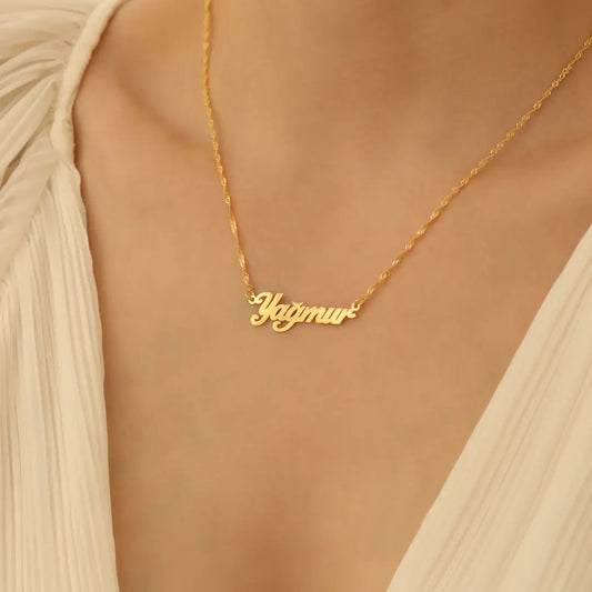 Gümüş İsim Kolye