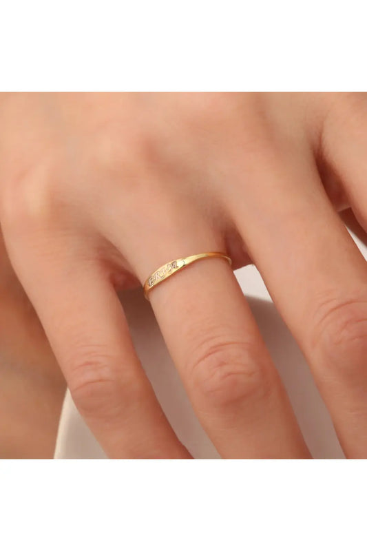 Gümüş Minimal Yüzük