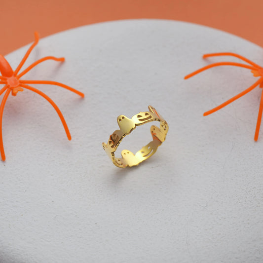 Halloween Temalı Yüzük | 925 Ayar Gümüş