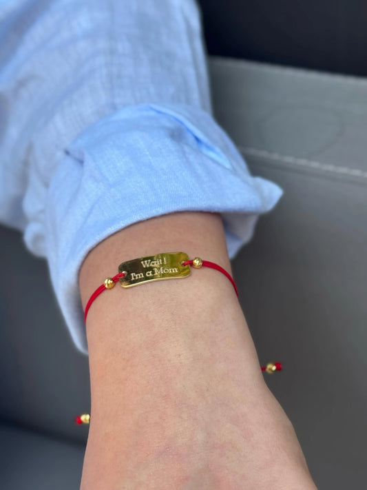 İpli Plaka Bileklik | 925 Gümüş