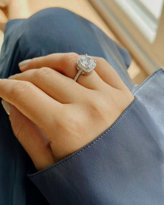 Damla Taşlı Yüzük | 925 Gümüş