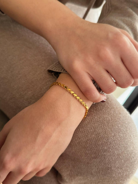 Pullu Bileklik | 14 Ayar Altın