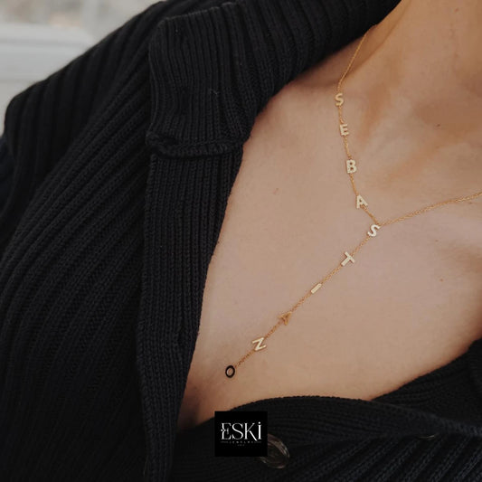 İsimli Y Kolye | 925 Gümüş