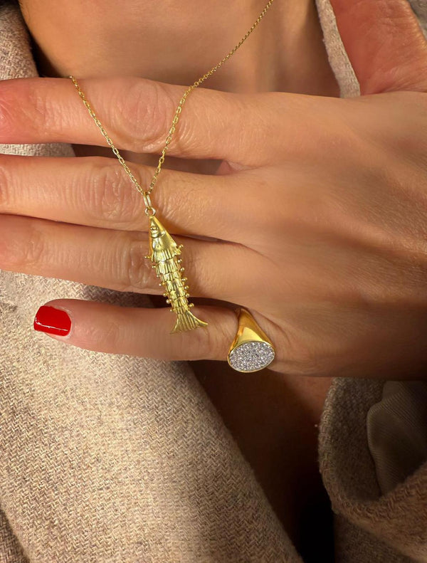 Balık Kolye | 925 Gümüş