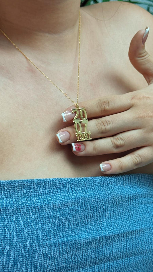 925 Ayar Gümüş Tarih Kolye