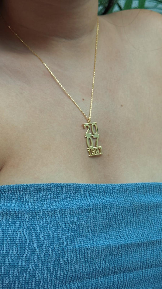 925 Ayar Gümüş Tarih Kolye