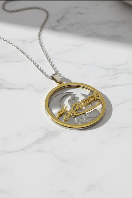 Atatürk Kolye | 925 Ayar Gümüş