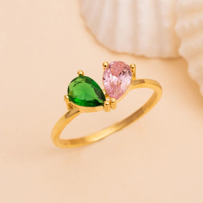 Doğum Taşlı Yüzük | 925 Ayar Gümüş