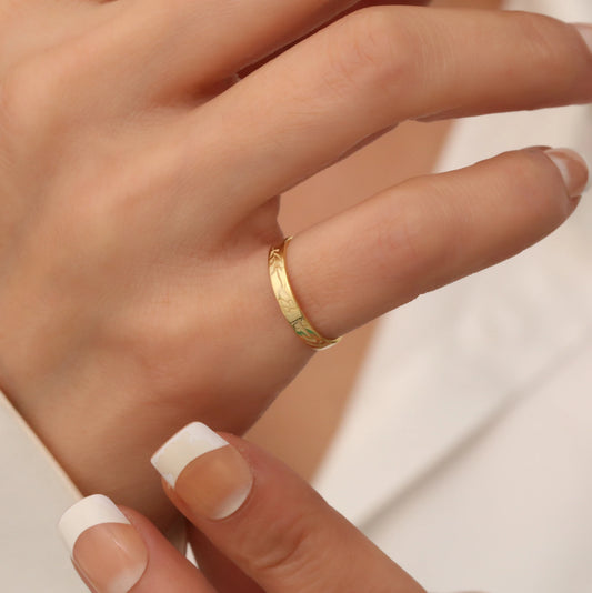 Kişiye Özel Daire Yüzük | 925 Ayar Gümüş