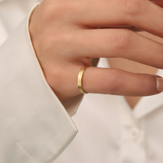 Kişiye Özel Daire Yüzük | 925 Ayar Gümüş