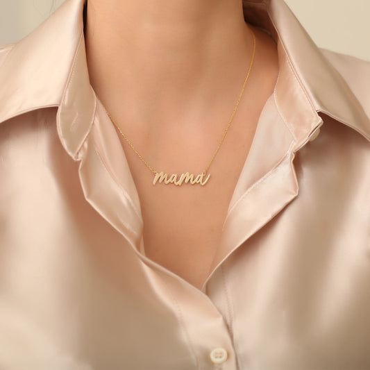 İsimli Font Kolye | 14 Ayar Altın