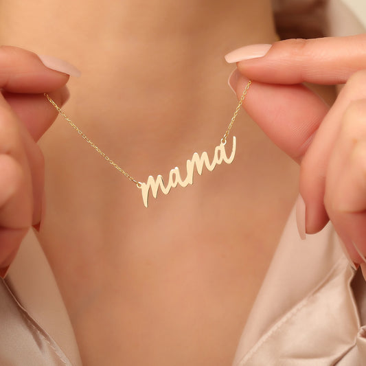 İsimli Font Kolye | 14 Ayar Altın