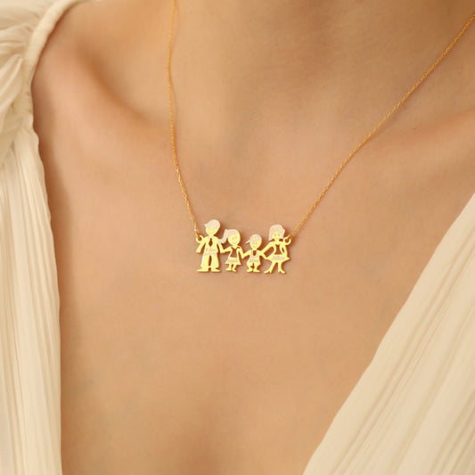 Aile Kolyesi | 925 Gümüş