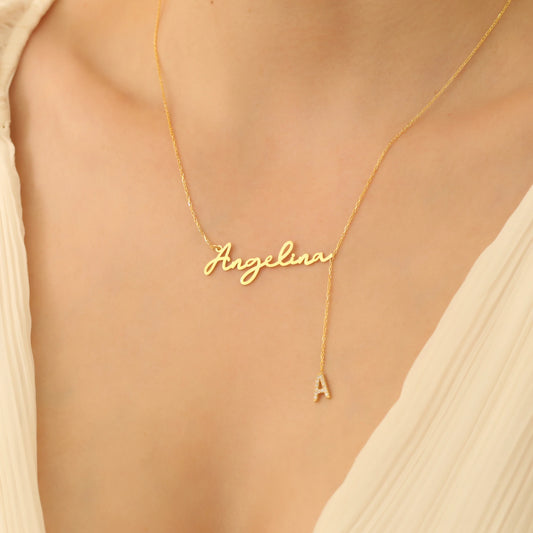 El Yazılı İsim ve Harf Kolye | 925 Gümüş