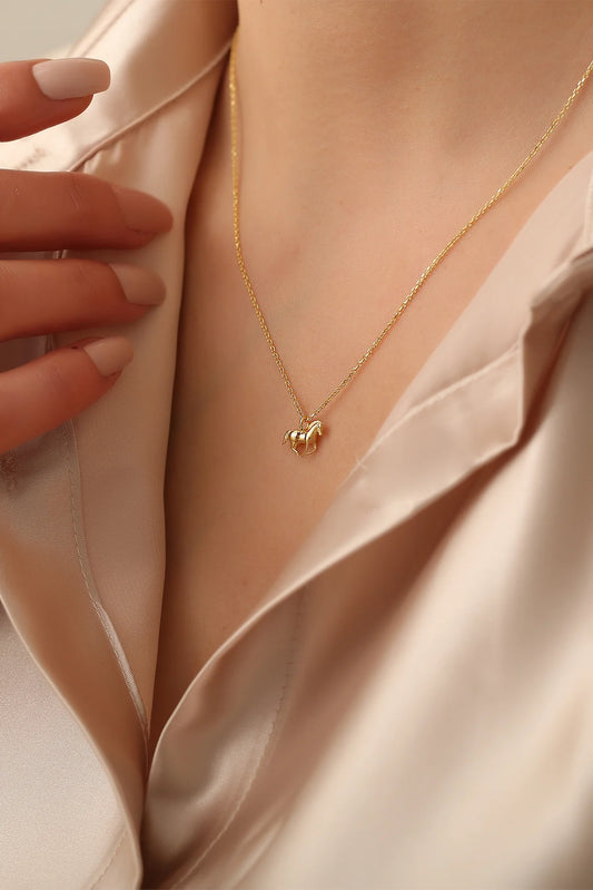 At Figürlü Kolye | 14 Ayar Altın