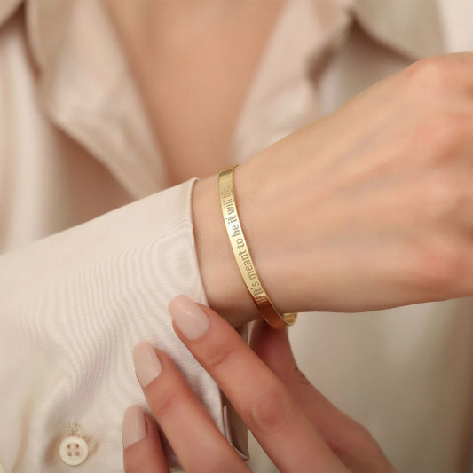 Kelepçe Bileklik | 14 Ayar Altın