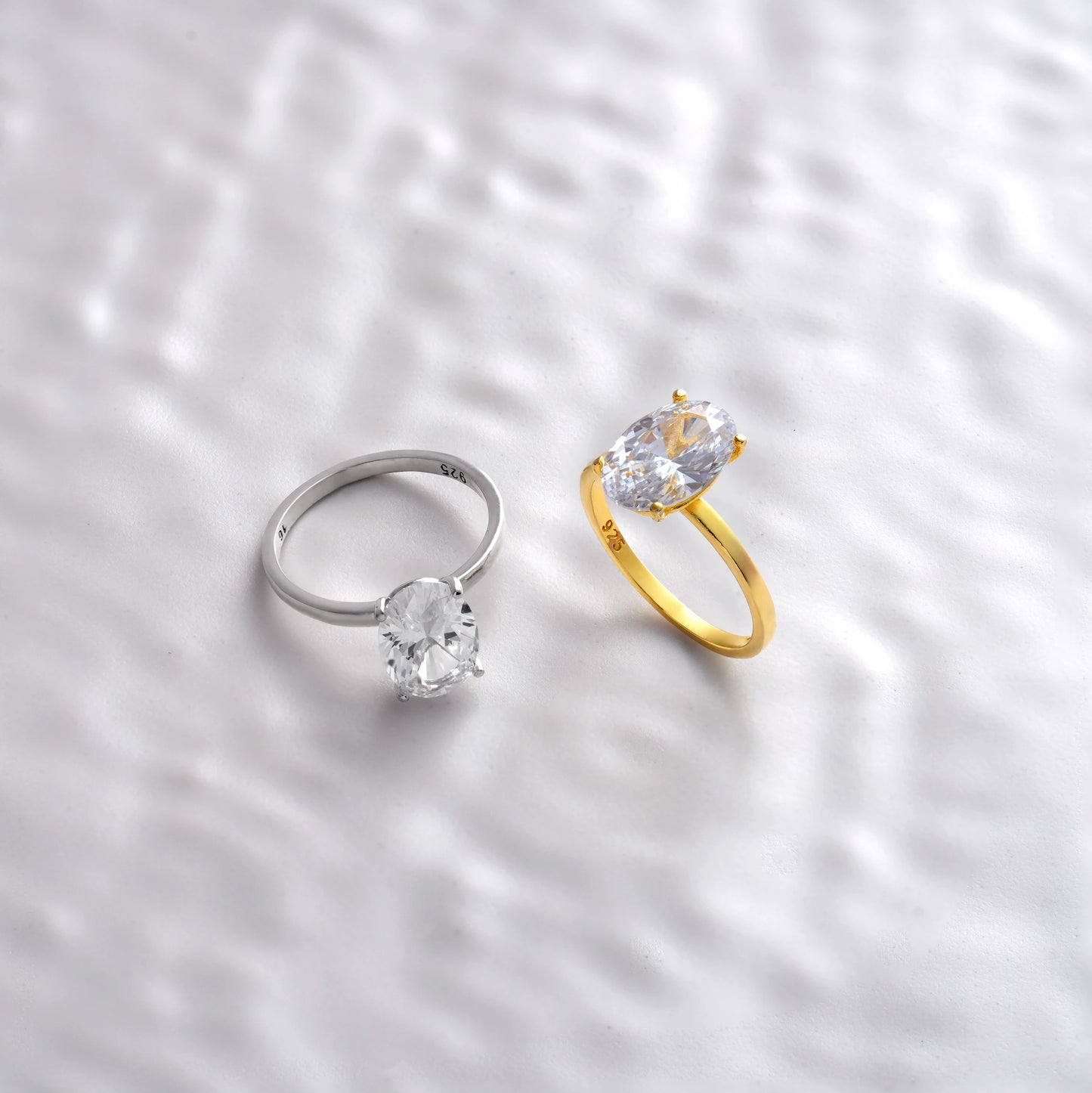 Oval Taşlı Zarif Yüzük | 925 Ayar Gümüş