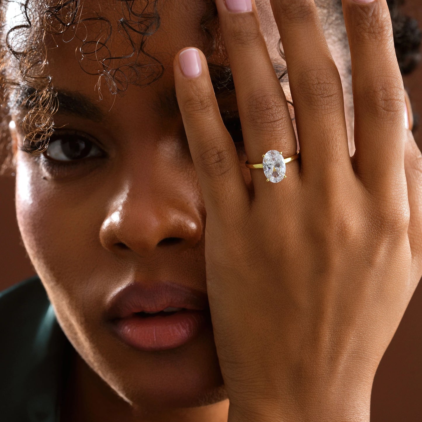 Oval Taşlı Zarif Yüzük | 925 Ayar Gümüş