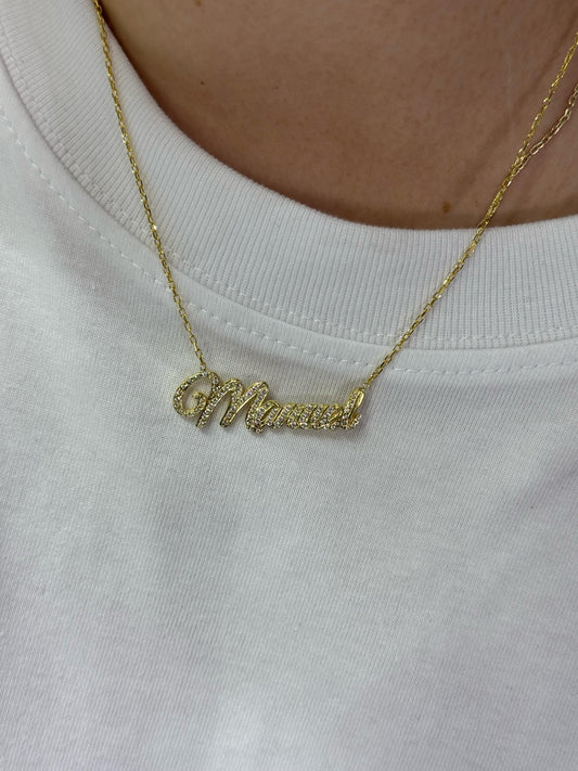 Özel Tasarım İsim Kolye | 925 Gümüş