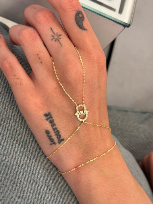 Fatma Ana Eli Şahmeran | 925 Ayar Gümüş